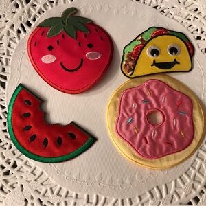 Set of Fun Food Patches